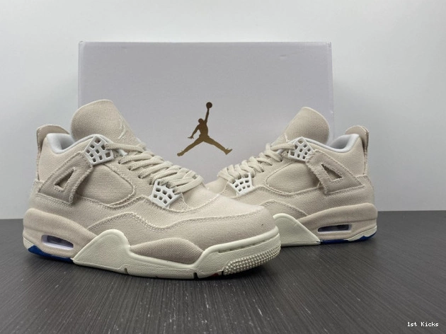 DQ4909-100 Jordan (W) 4 Blank Retro Canvas 0716